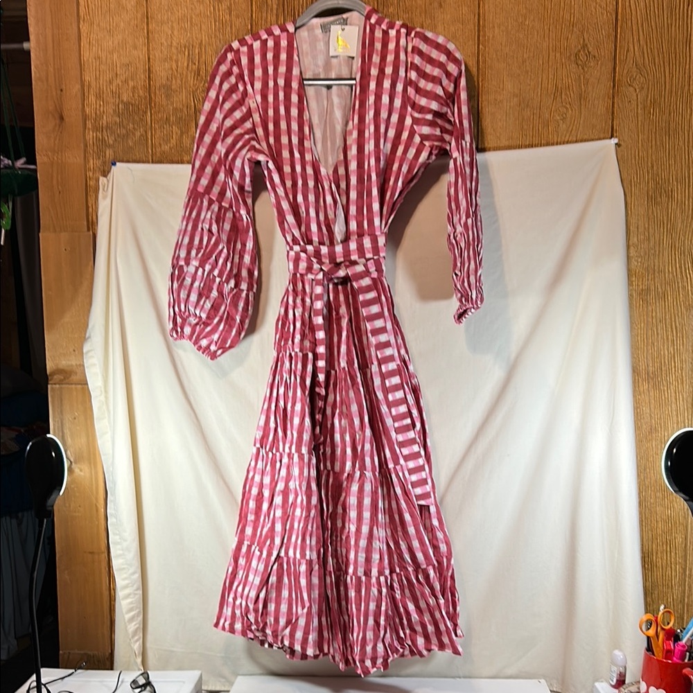 Cynthia Cazort Collin’s NWT Striped Pink Maxi Dress